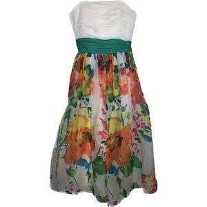 BOUTIQUE strapless floral dress